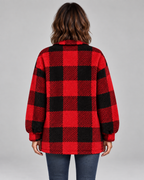 ERMI™ - Casual Plaid Button Down Long Sleeve Jacket