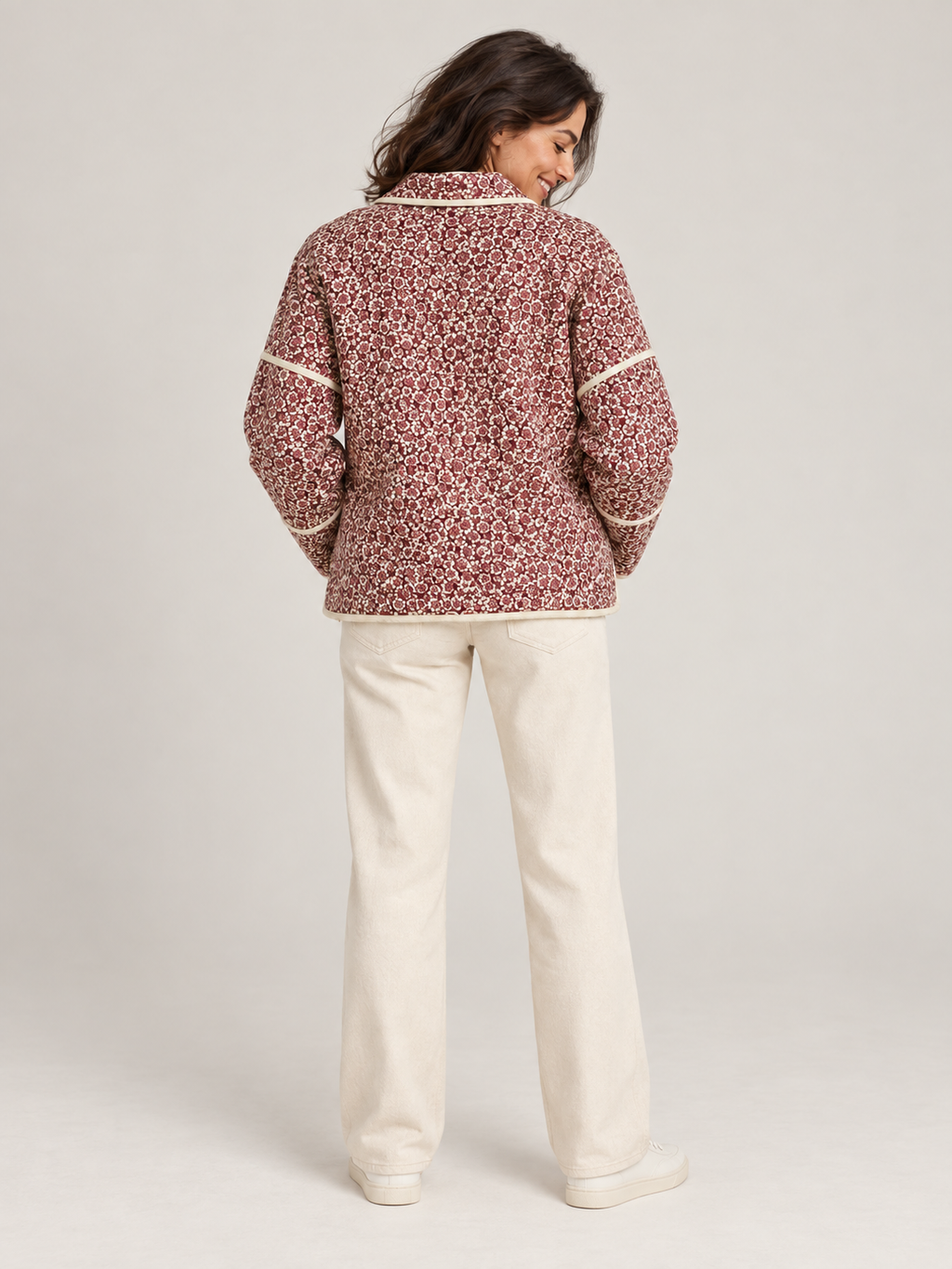 SALENTINE™ - Chic Print Style Long Sleeve Jacket