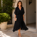 Priya | V-Neck Midi Dress