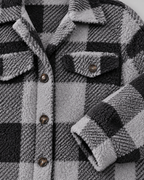 ERMI™ - Casual Plaid Button Down Long Sleeve Jacket