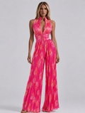 Amelia | V-Neck Chiffon Jumpsuit