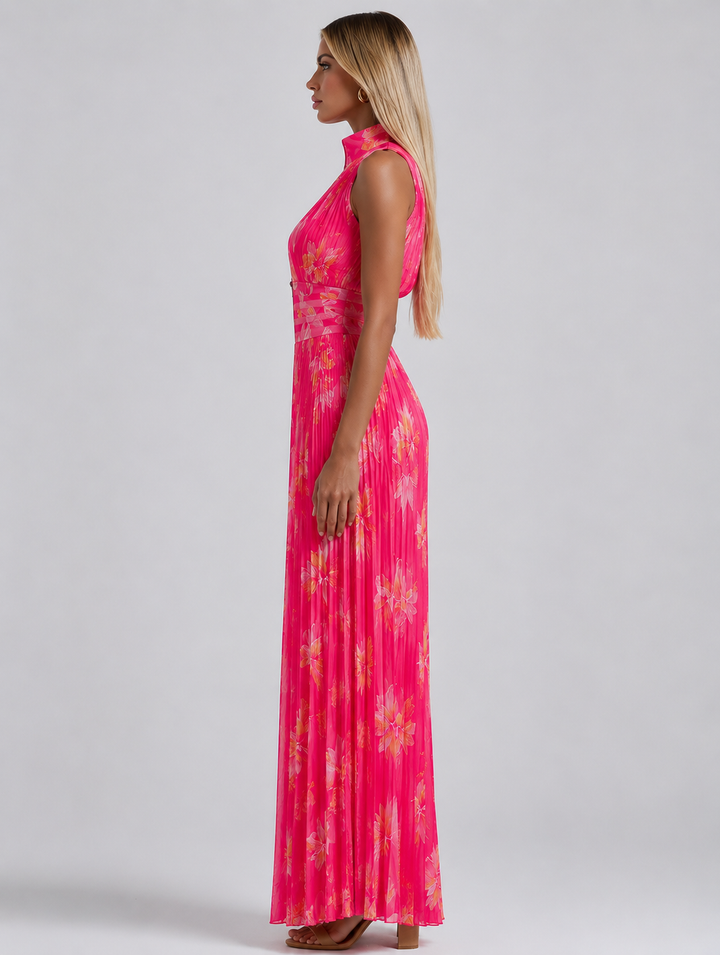 Amelia | V-Neck Chiffon Jumpsuit