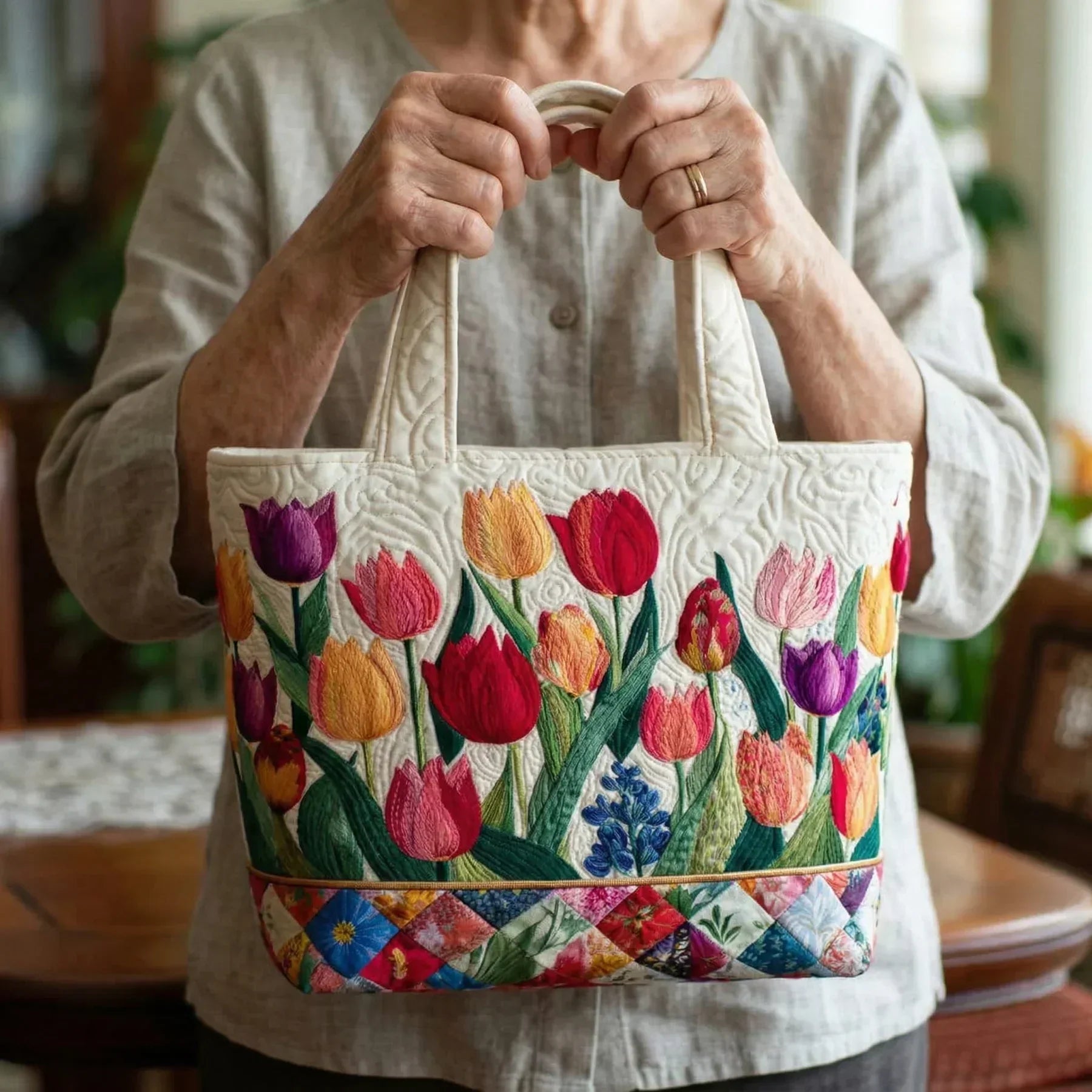 Beatrix | Quilted Carryall Bag