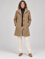 GABRIELA™ - Casual Wool Blend Pea Coat with Single-Breasted Design