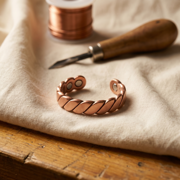 Beatrice | Twisted Copper Band Ring