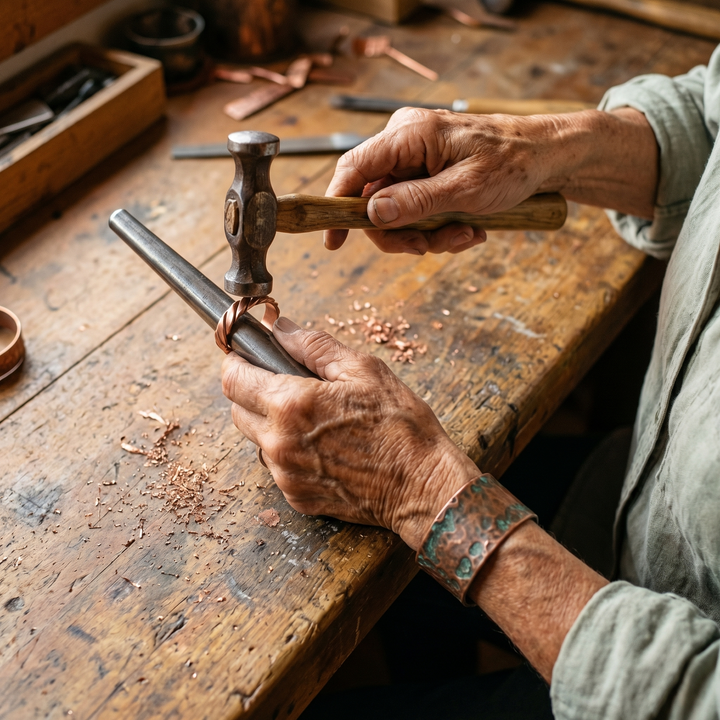 Beatrice | Twisted Copper Band Ring