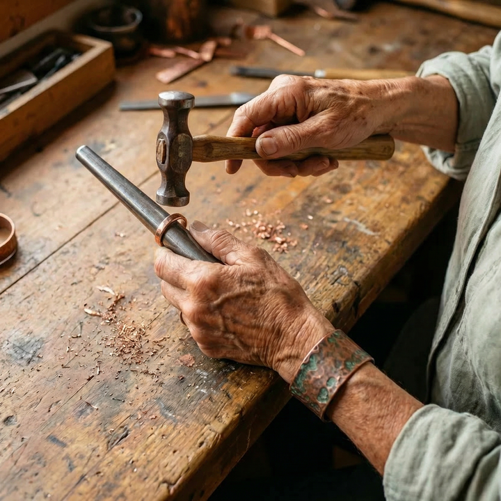 Iris | Twisted Ridge Copper Ring