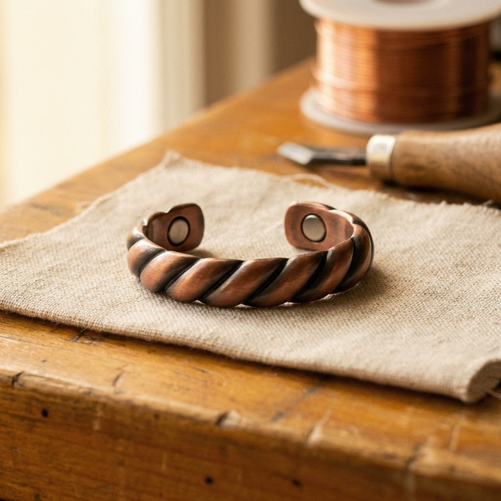 Iris | Twisted Ridge Copper Ring