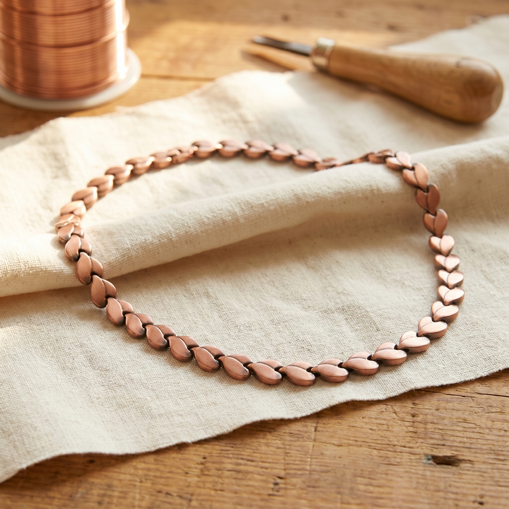 Piper | Heart-Link Copper Chain Necklace