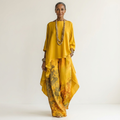 Cariola | Silk Two-Piece Set with Asymmetric Tunic