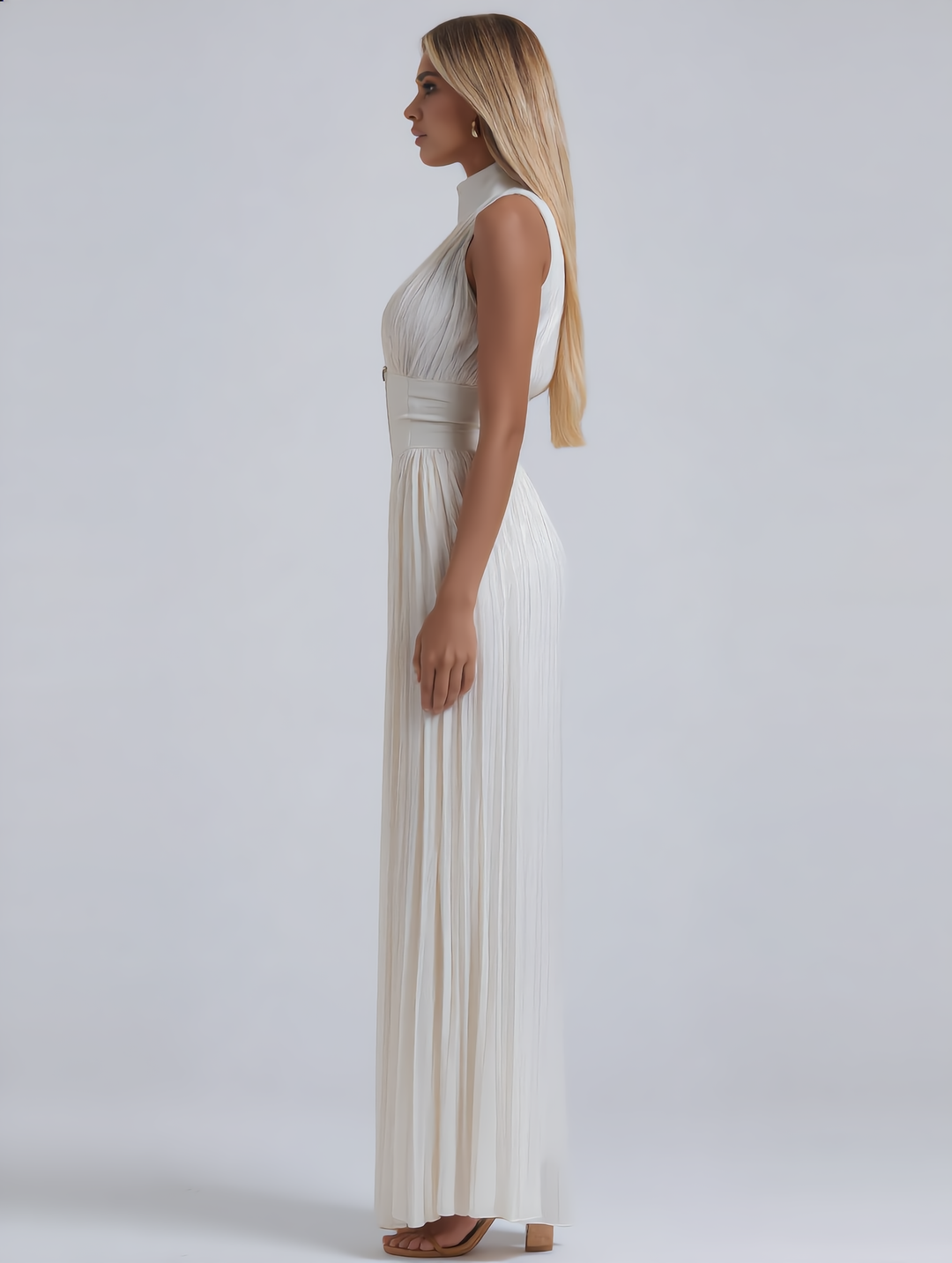 Amelia | V-Neck Chiffon Jumpsuit