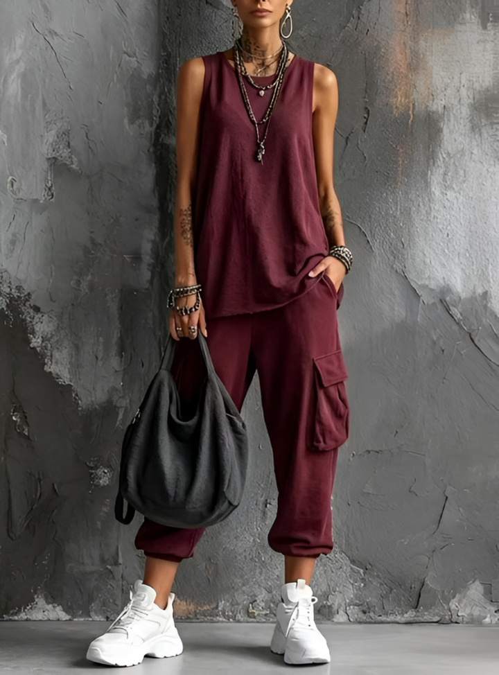 Mirella | Soft Casual Set with Pockets