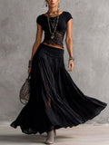 Eloise | Lace & Pleated Maxi Set