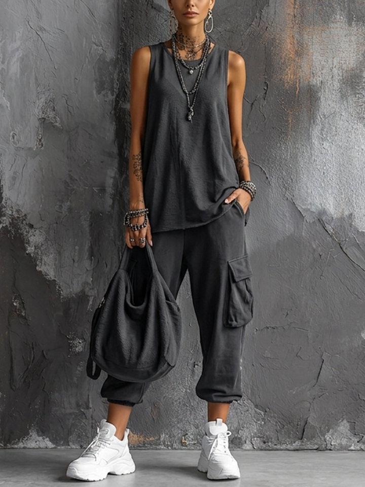 Mirella | Soft Casual Set with Pockets