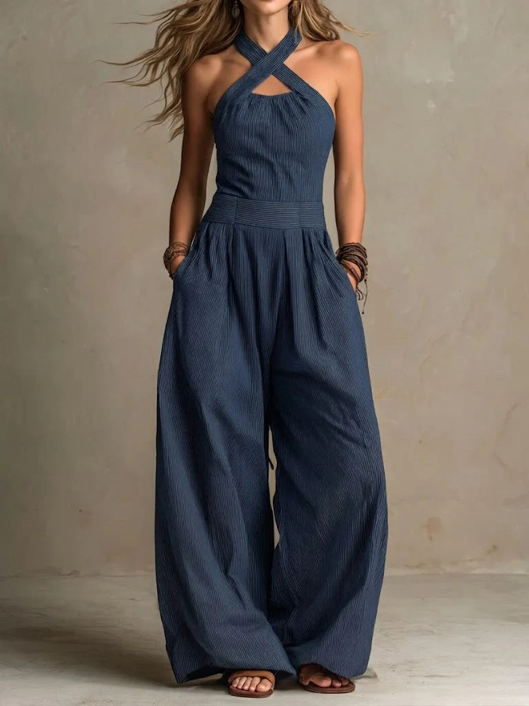 Colette | Fluid Open-Back Jumpsuit