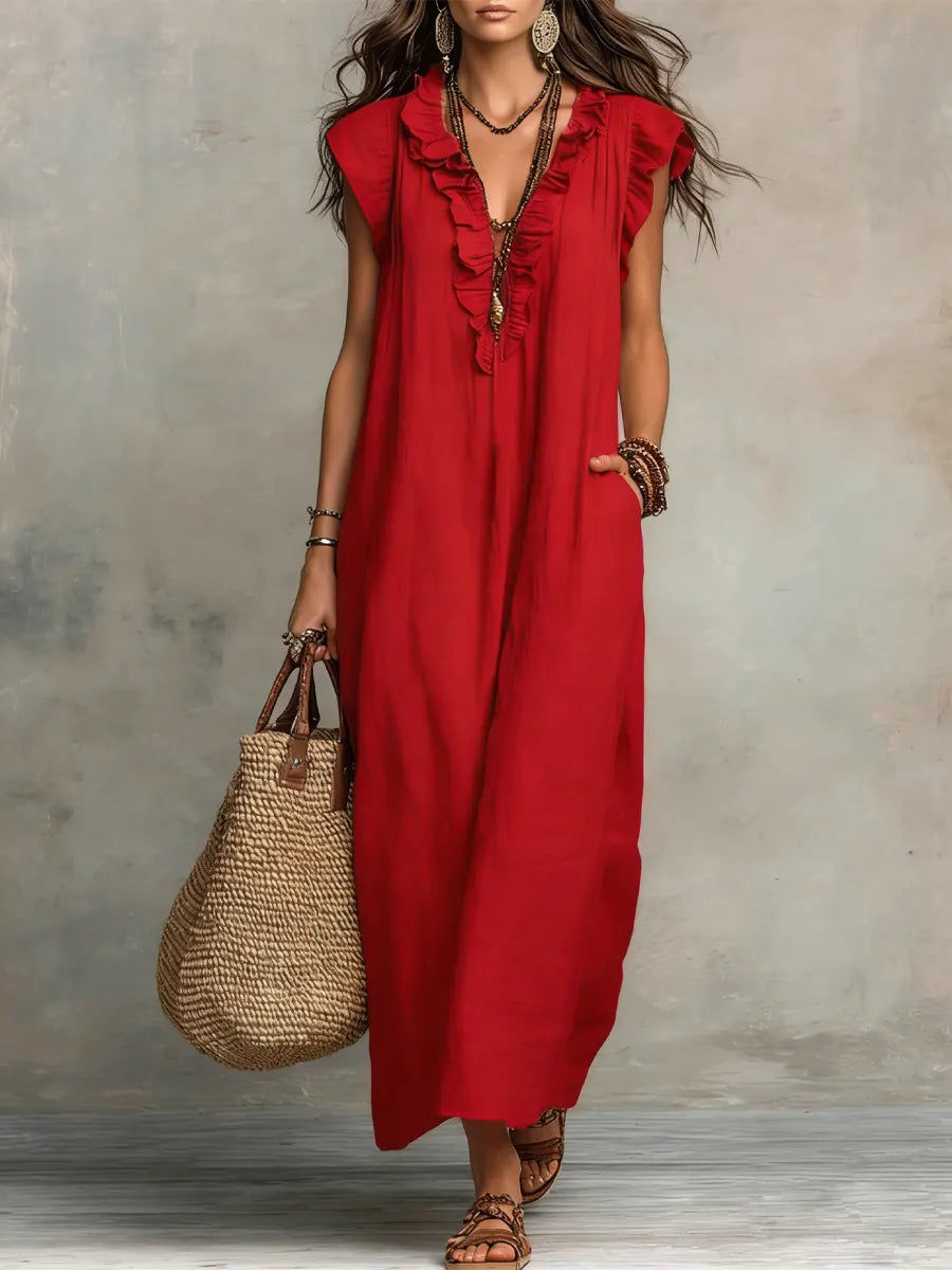 Saoirse | Weightless Boho Maxi Dress