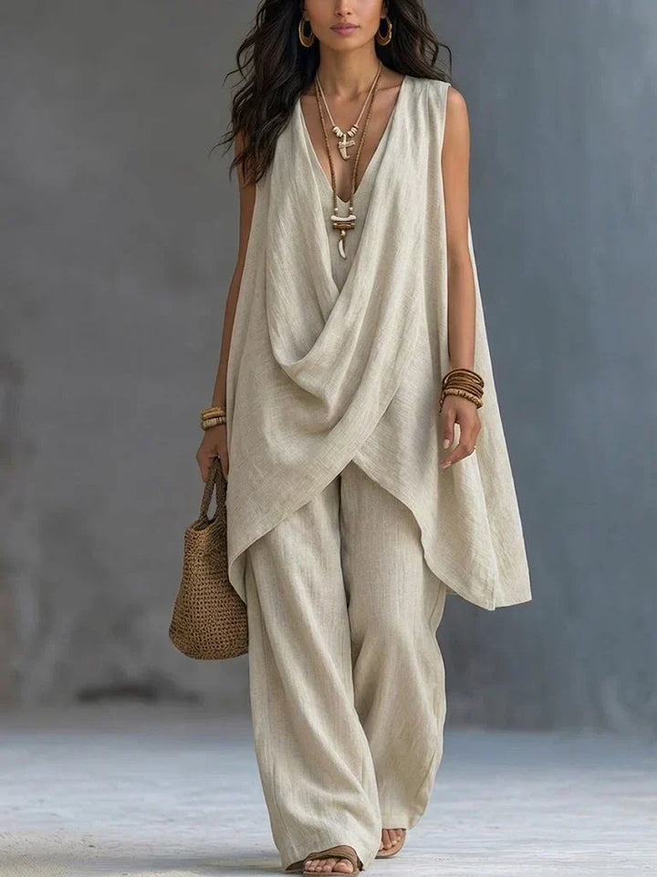 Maeve | Boho V-Neck Two Piece Set
