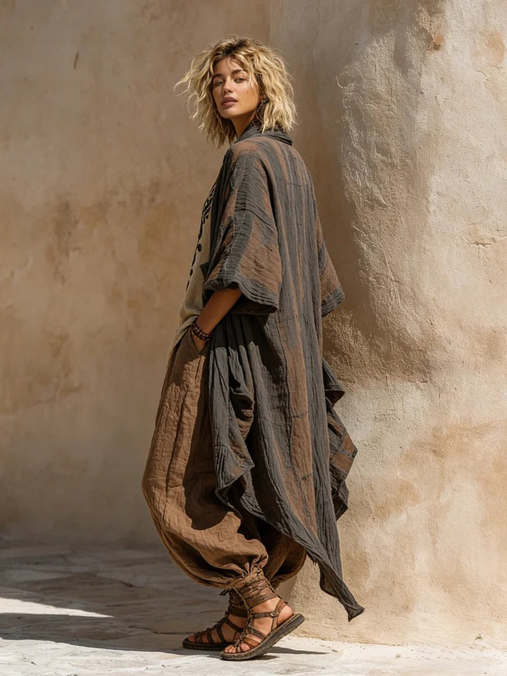 Ornella | Bohemian Artistic Set in Linen