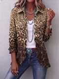 Ombeline | Leopard Print Ruffle Jacket