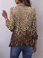 Ombeline | Leopard Print Ruffle Jacket