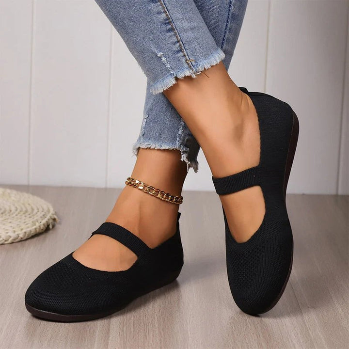Astrid | Breathable Knitted Ballet Flats