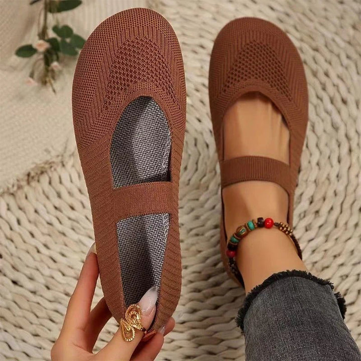 Astrid | Breathable Knitted Ballet Flats