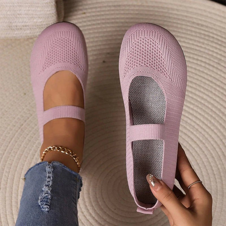 Astrid | Breathable Knitted Ballet Flats