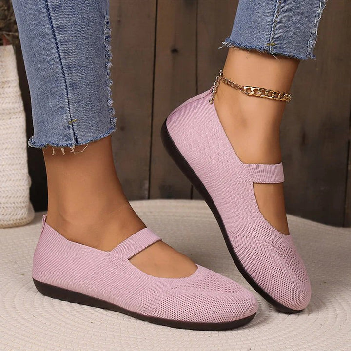 Astrid | Breathable Knitted Ballet Flats