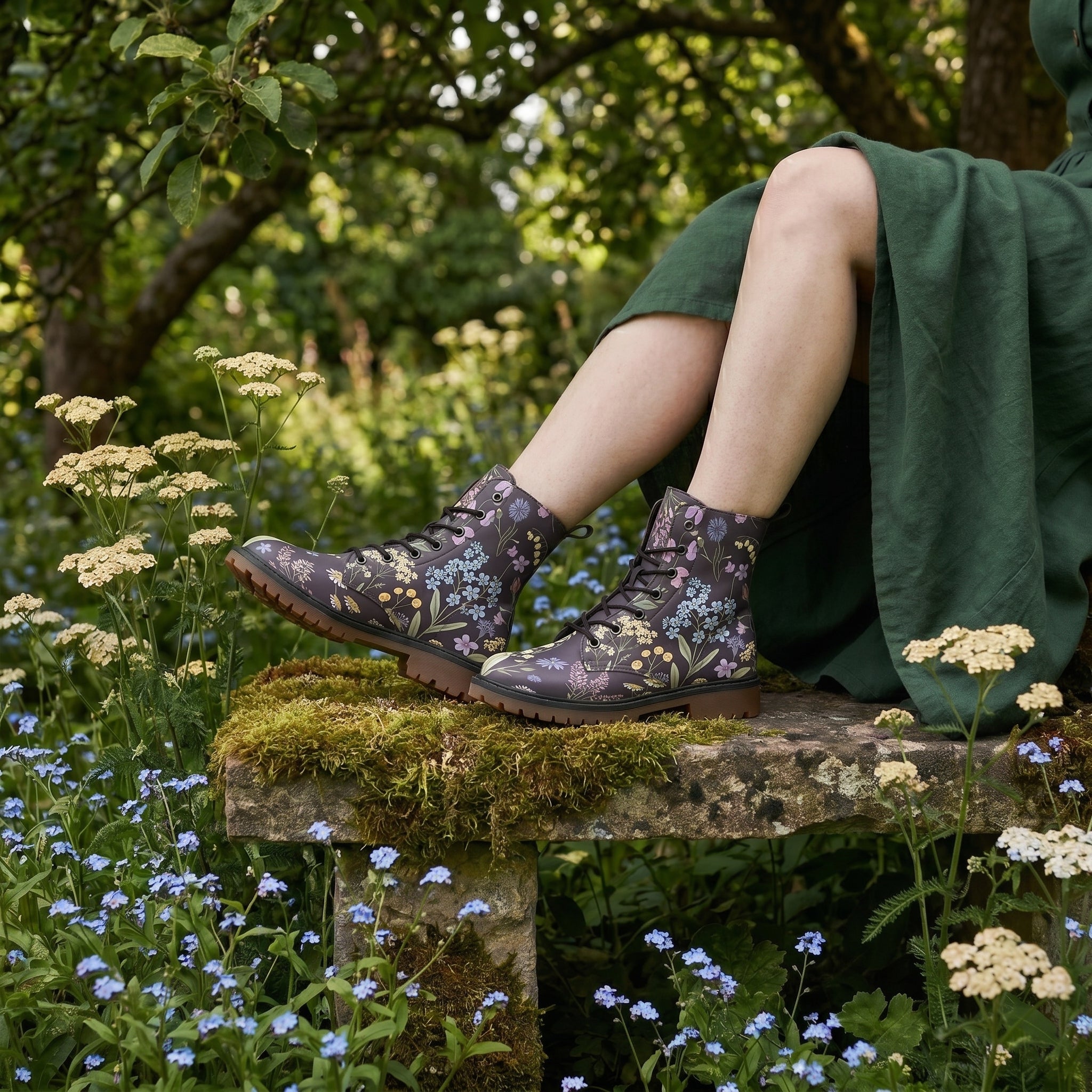 Achillea Leather Boots