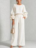 Rosalie Floral Cuff Two-Piece Set in Ivory, view 1