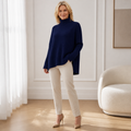 ROSAMINE Cosy Turtleneck Jumper - navy-blue - lifestyle view 1