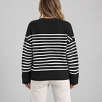 black-white-stripe - back