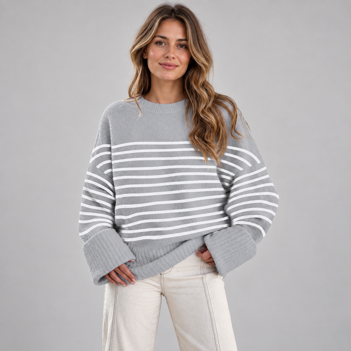 grey-white-stripe - front