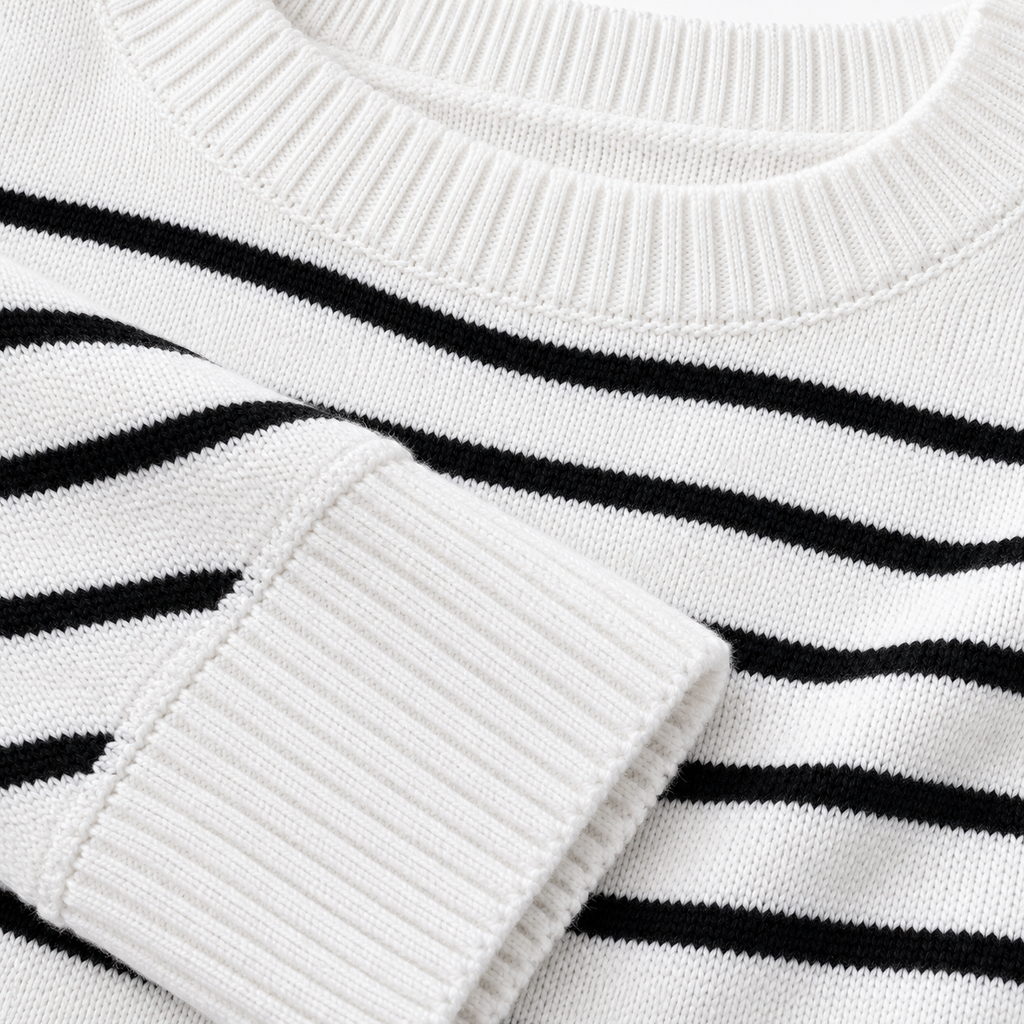 white-black-stripe - detail