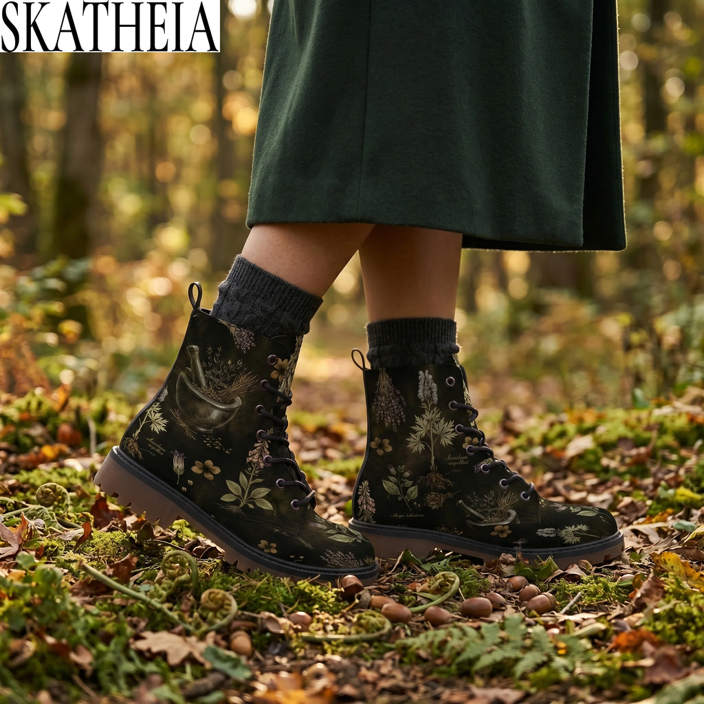 SKATHEIA Belladonna Leather Boots