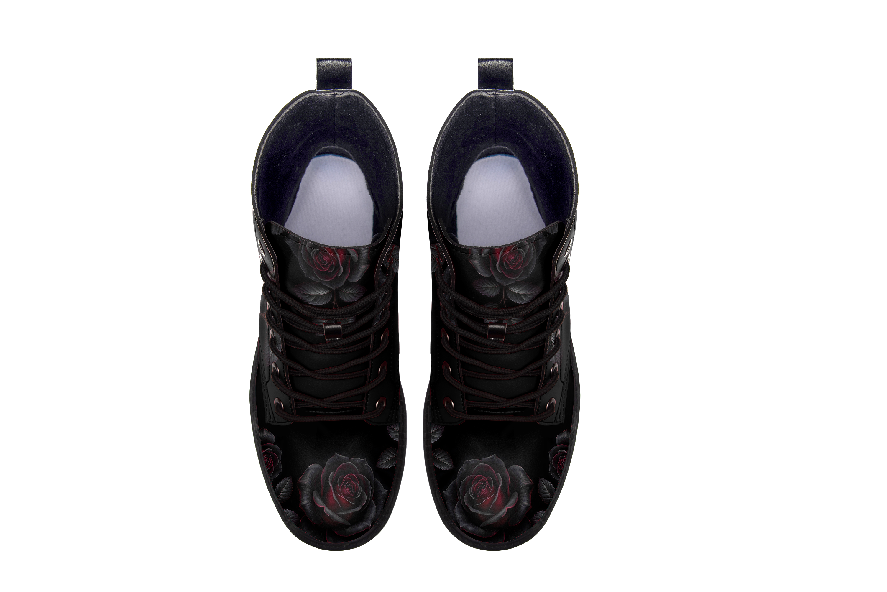Thornveil Rose Leather Boots