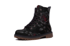 Thornveil Rose Leather Boots