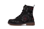 Thornveil Rose Leather Boots